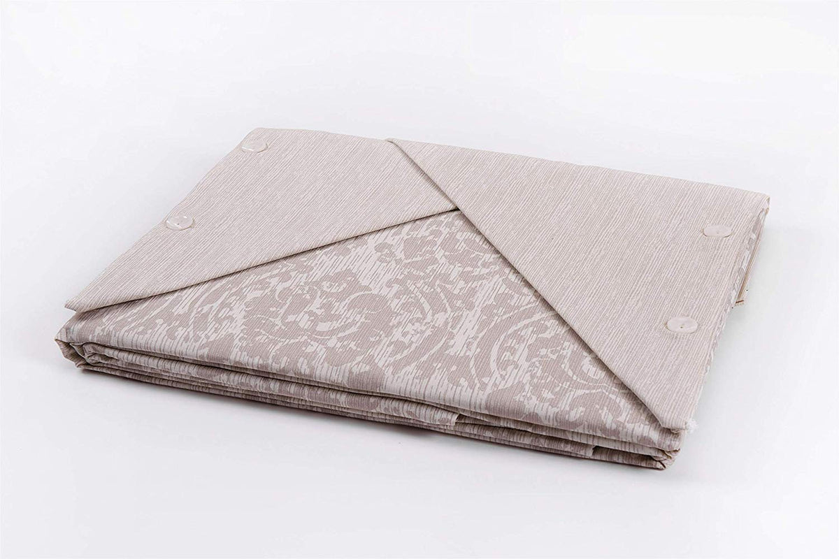 Sacco Copripiumino con Federe in Cotone con decorazione floreale in stile barocco 2 PIAZZE [200X255]