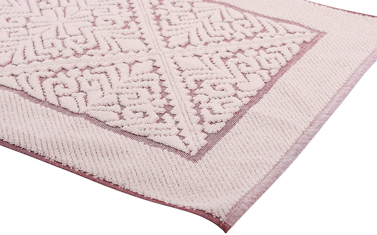 Tappeto Bagno in Cotone Assorbente | Decorazione Geometrica