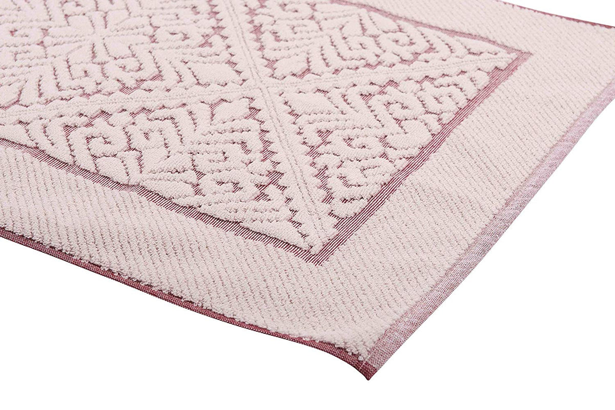 Tappeto Bagno in Cotone Assorbente | Decorazione Geometrica