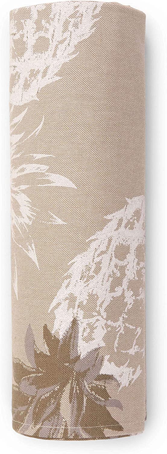 Telo Arredo Copritutto in Cotone Fantasia di Ananas - Perfetto come Copriletto o Copridivano Ananas