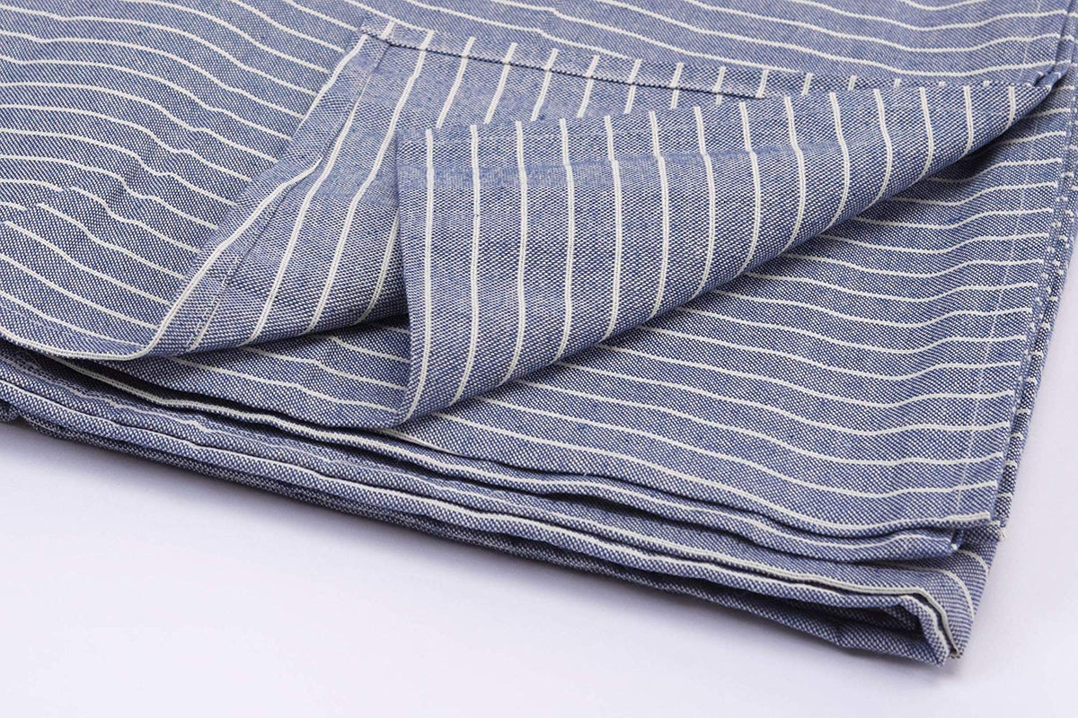 Telo Arredo Copritutto in Cotone a Righine - Perfetto come Copriletto o Copridivano