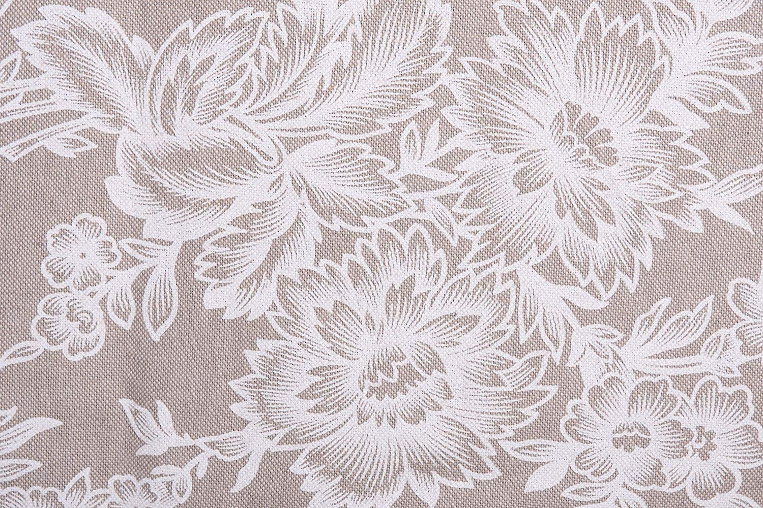 Heritage Lace Tovaglia Quadrata 152x152 Cm Crema Con Ricamo Foglie D'Acero Autunnali