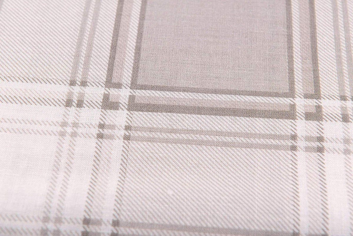 Sacco Copripiumino con Federe in Cotone con Stampa in Tartan Scozzese
