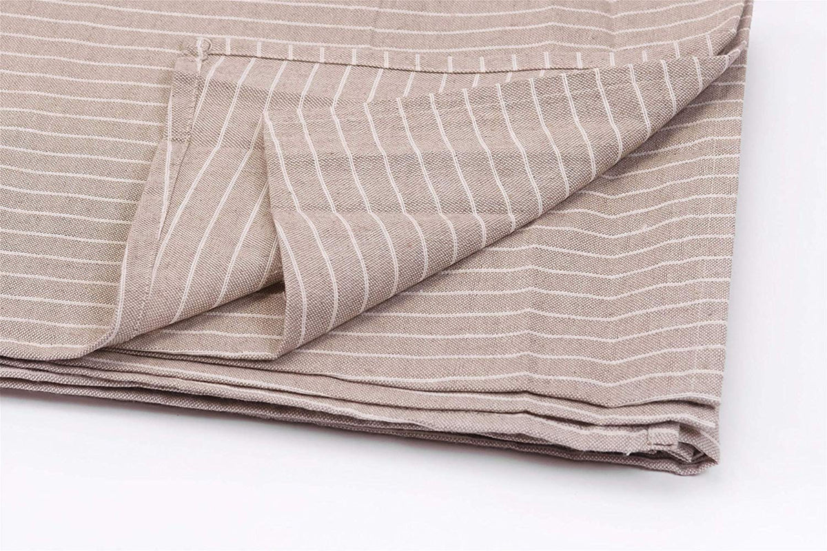 Telo Arredo Copritutto in Cotone a Righine - Perfetto come Copriletto o Copridivano