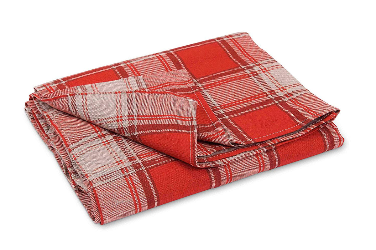 Telo Arredo Copritutto in Cotone Fantasia Scozzese - Perfetto come Copriletto o Copridivano
