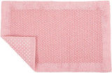 Tappeto Bagno in Cotone con fondo Antiscivolo Rosa 65X180