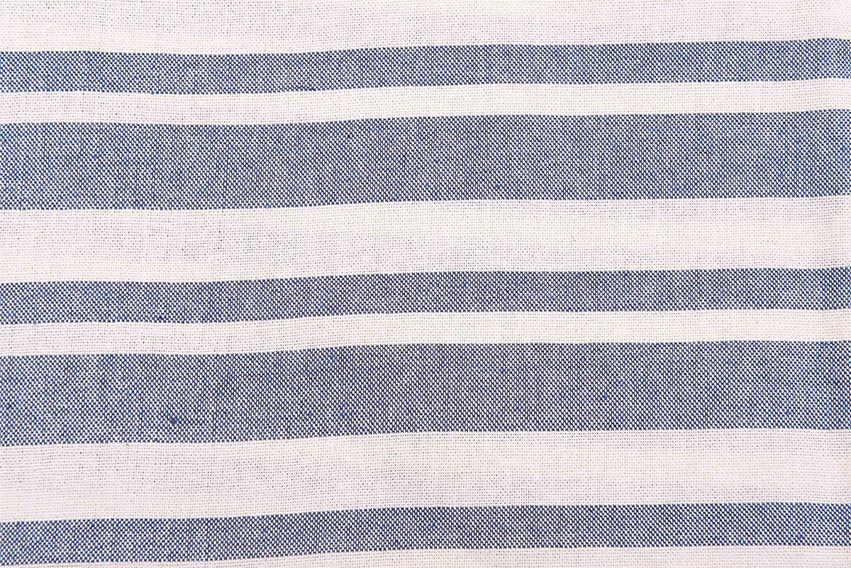 Telo granfoulard rigato in misto cotone jacquard