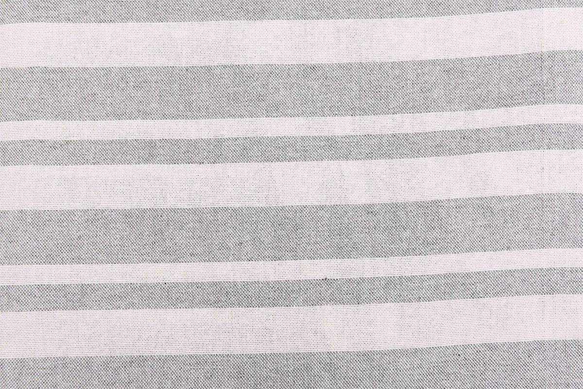 Telo granfoulard rigato in misto cotone jacquard