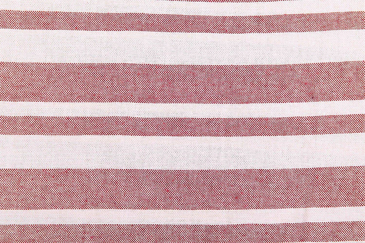 Telo granfoulard rigato in misto cotone jacquard
