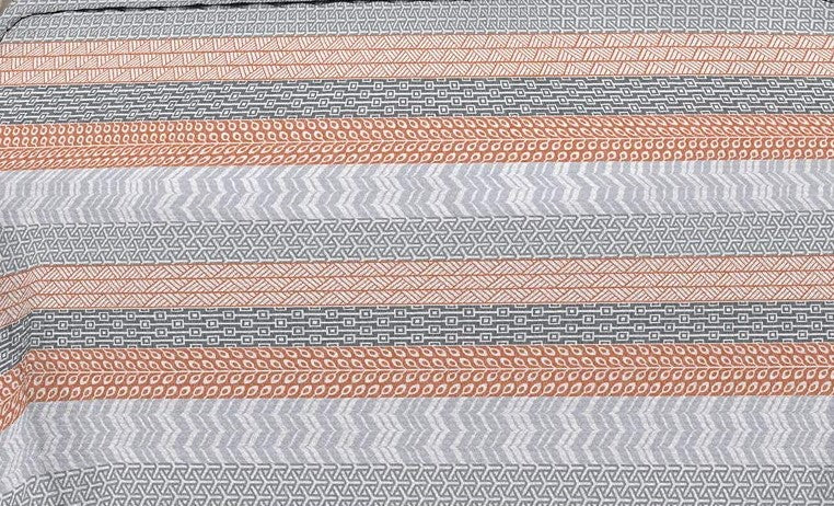 Lenzuolo Copriletto Estivo Cotone Piquet - Fantasia Geometrica