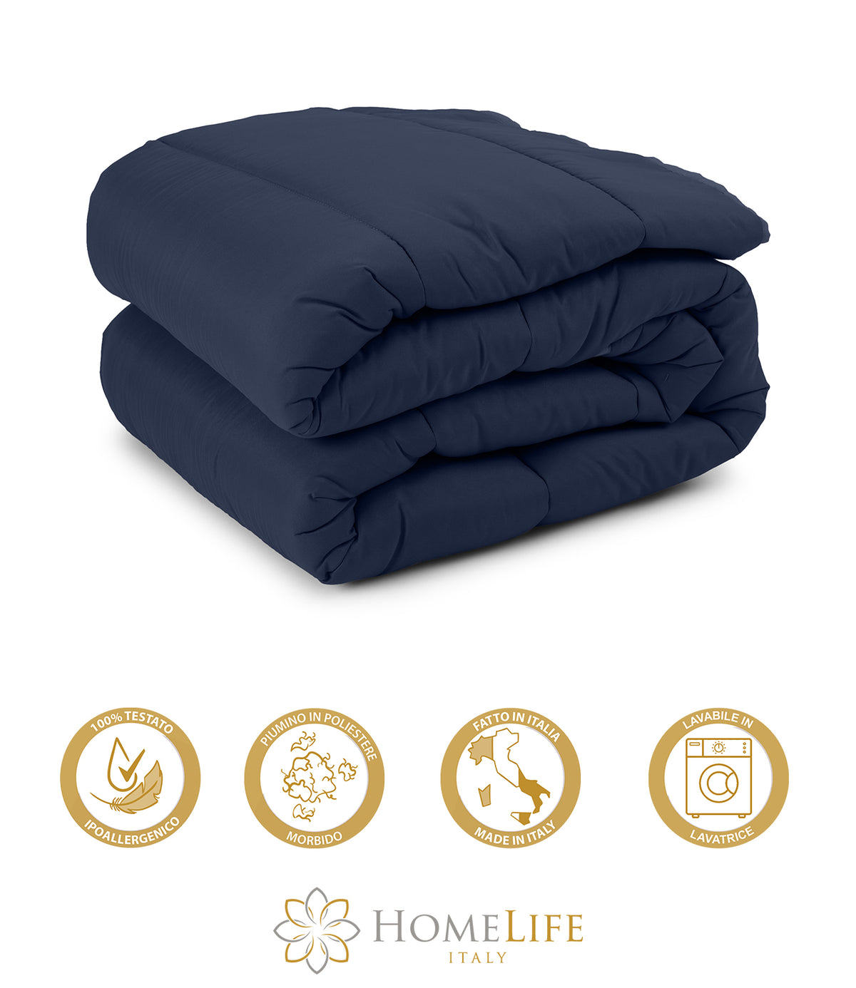 Piumone Invernale 360 gr/mq Made in Italy - Calda Trapunta Invernale Reversibile