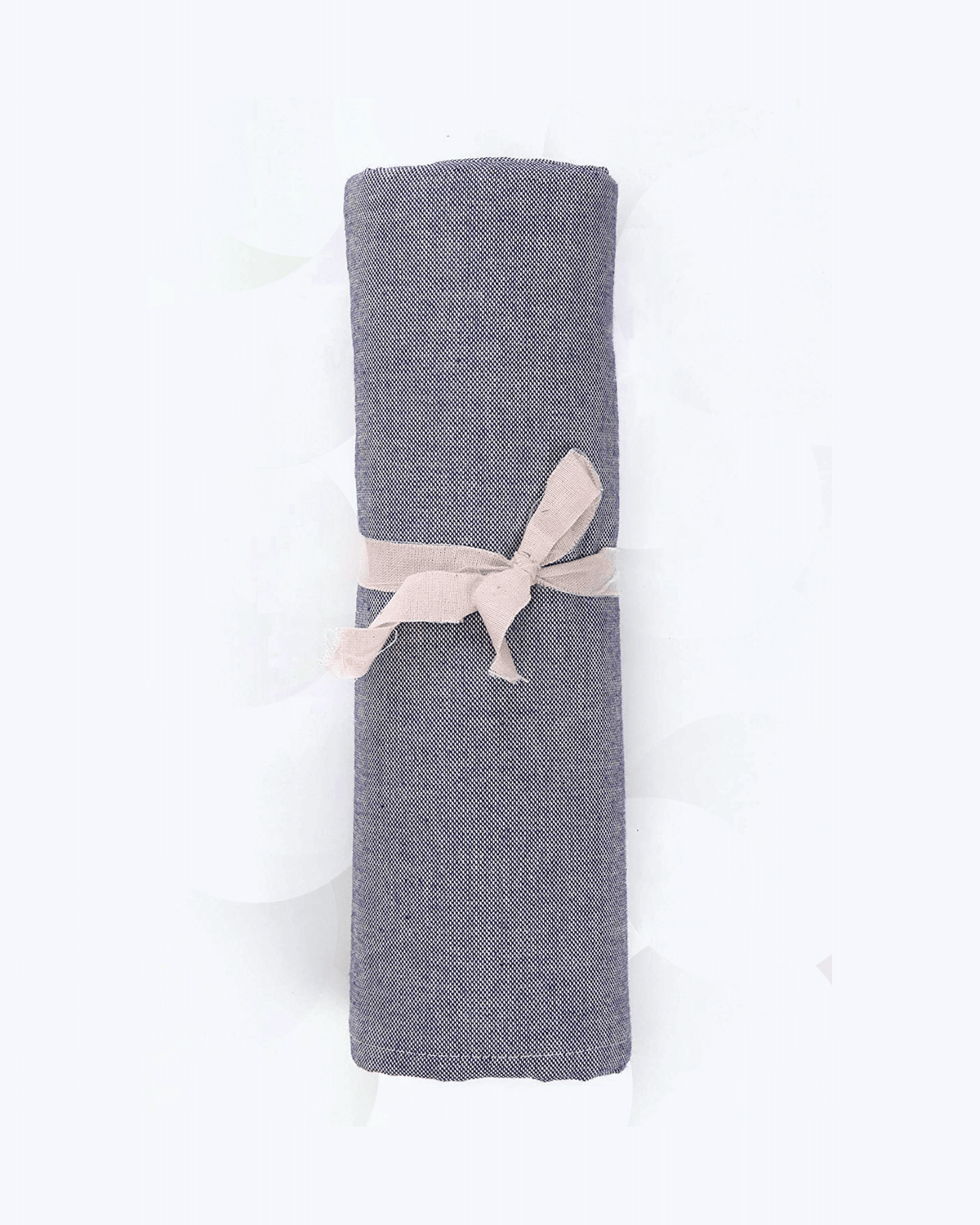 Telo arredo copritutto in misto cotone a tinta unita Blu