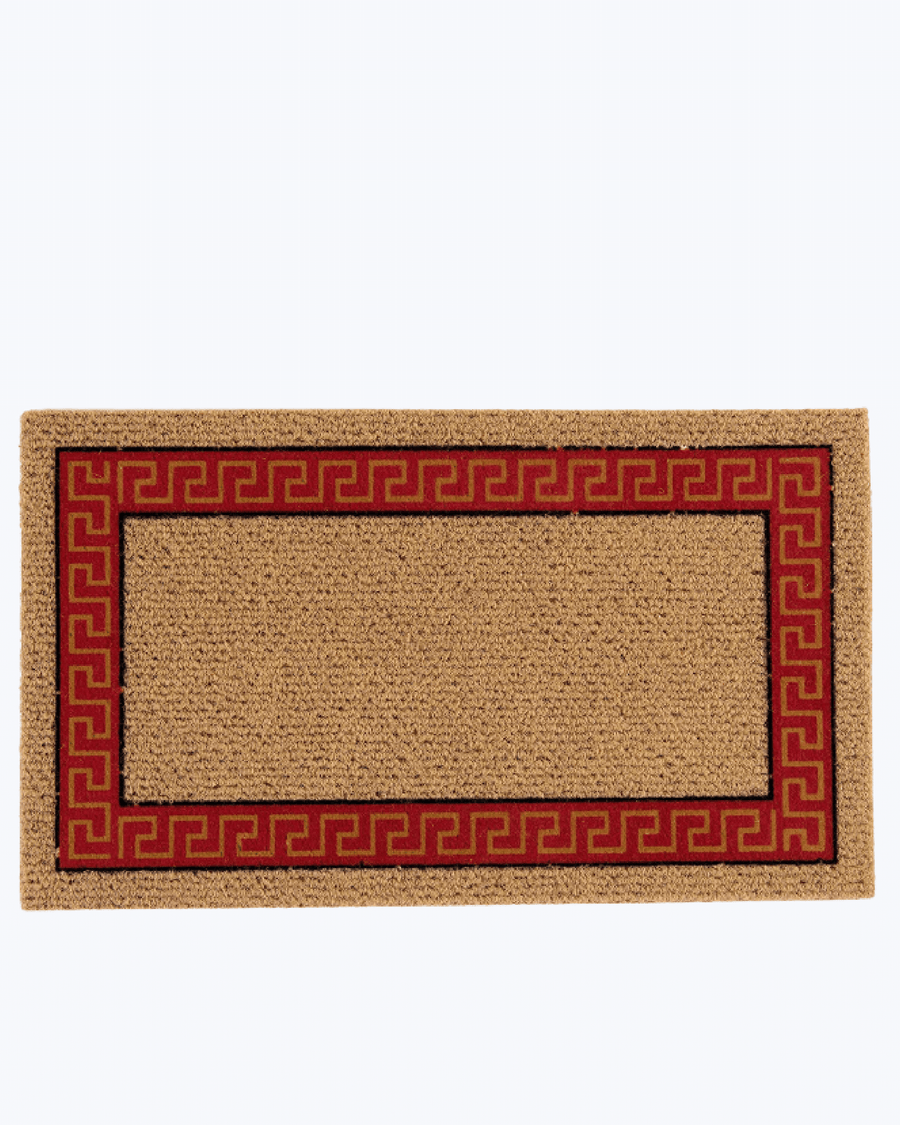 Zerbino Ingresso Casa - Rosso 40x70 CM Made In Italy - Tappeto Asciugapassi Antiscivolo Per Interno o Esterno - Tappeto Ingresso Arredamento Casa