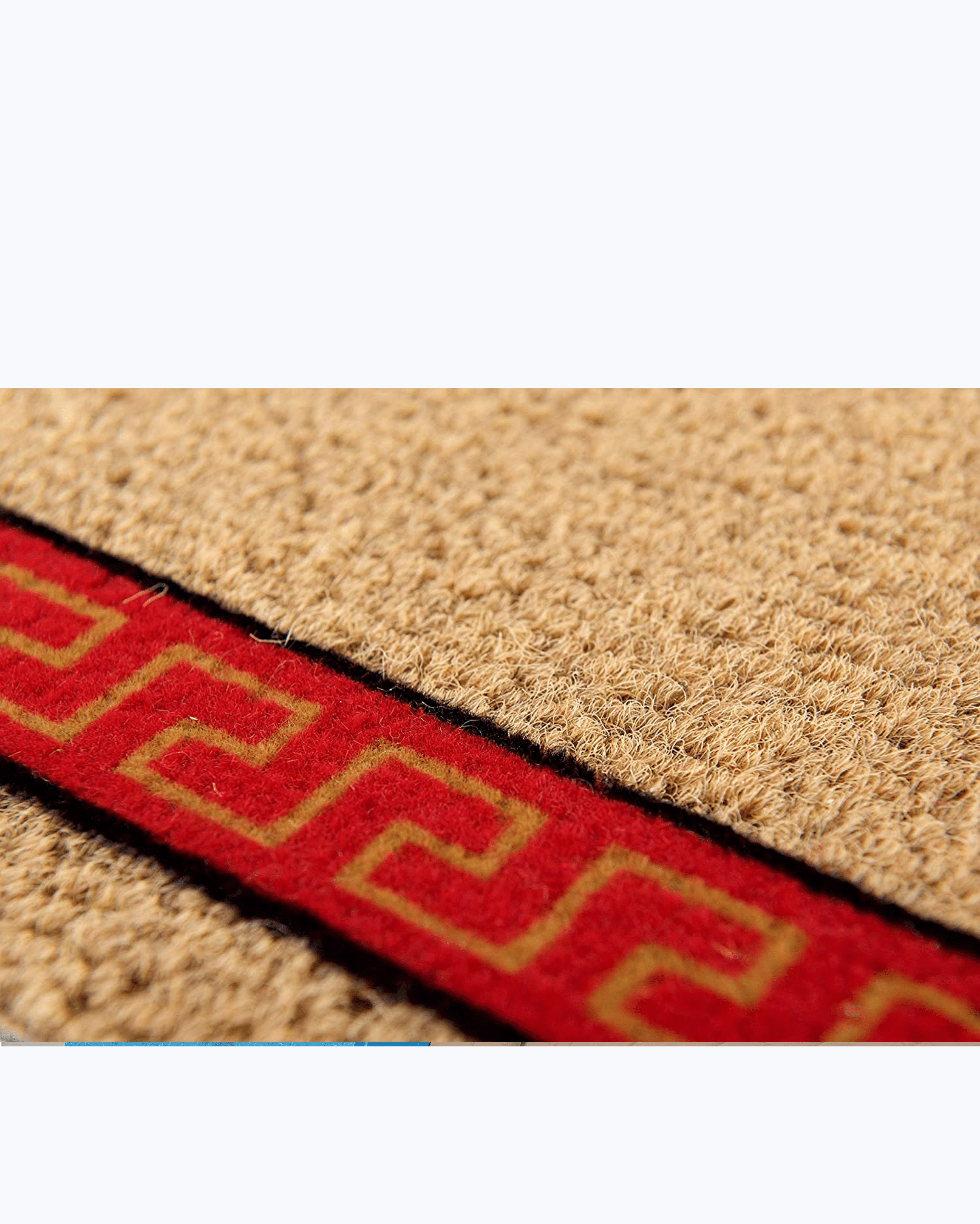 LUCA HOME Zerbino Semiluna Gomma-Moquette 40x70 Cm - Antiscivolo Per Esterno E Interno