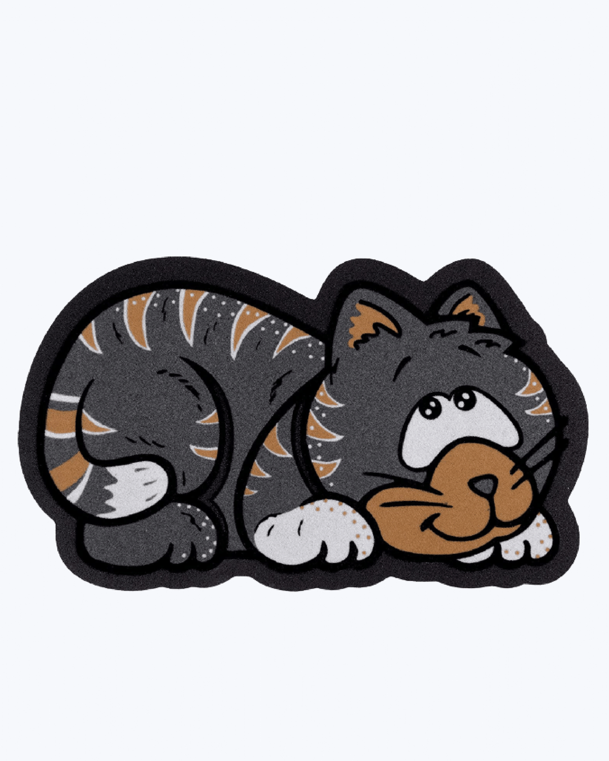 Zerbino Ingresso Casa Gomma 40x70 Cm Disegno Gatto - Tappeto Asciugapassi Antiscivolo Per Interno o Esterno - Tappeto Ingresso Per Arredamento Casa