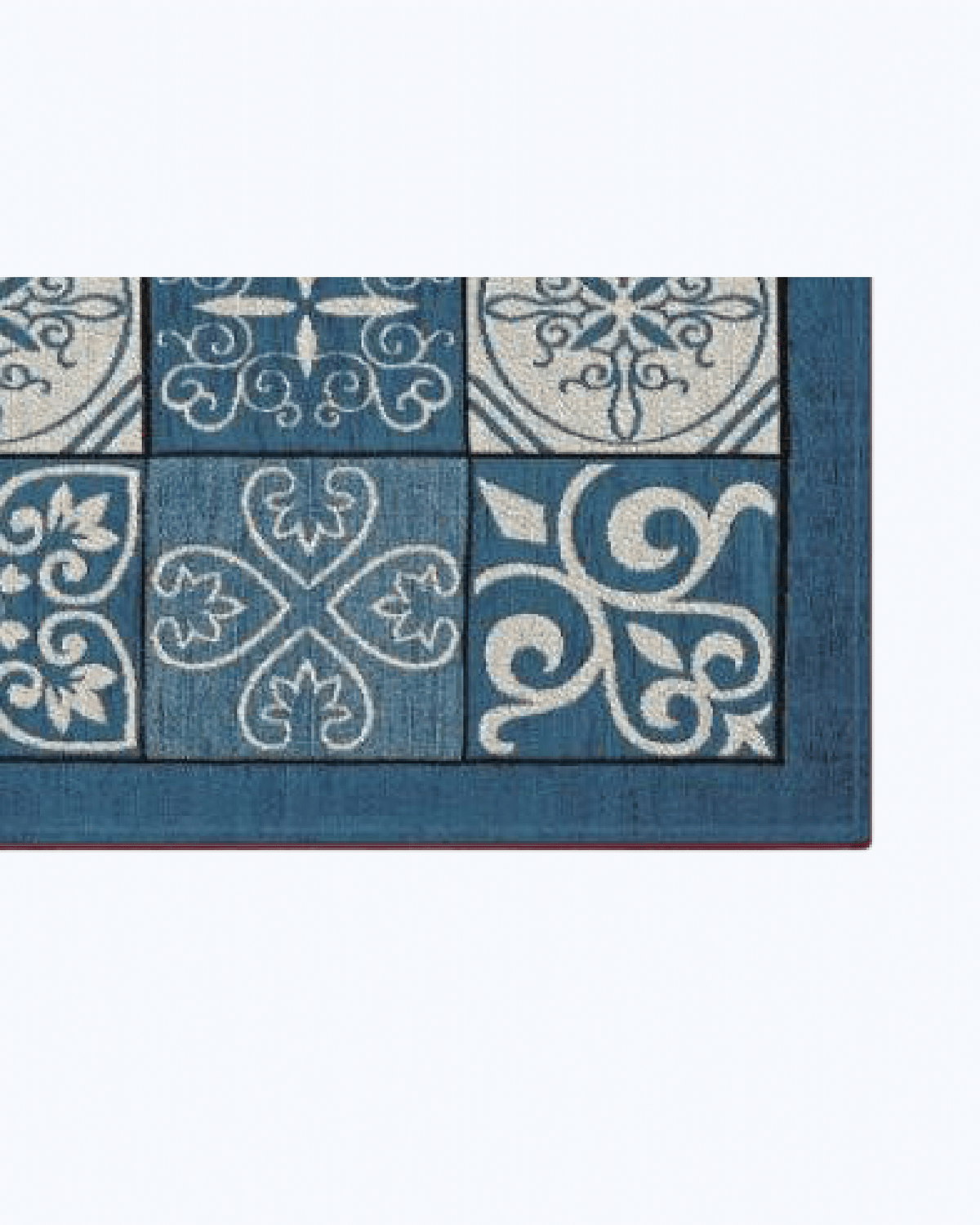 Tappeto Cucina Antimacchia e Antiscivolo | Fantasia a Maiolica