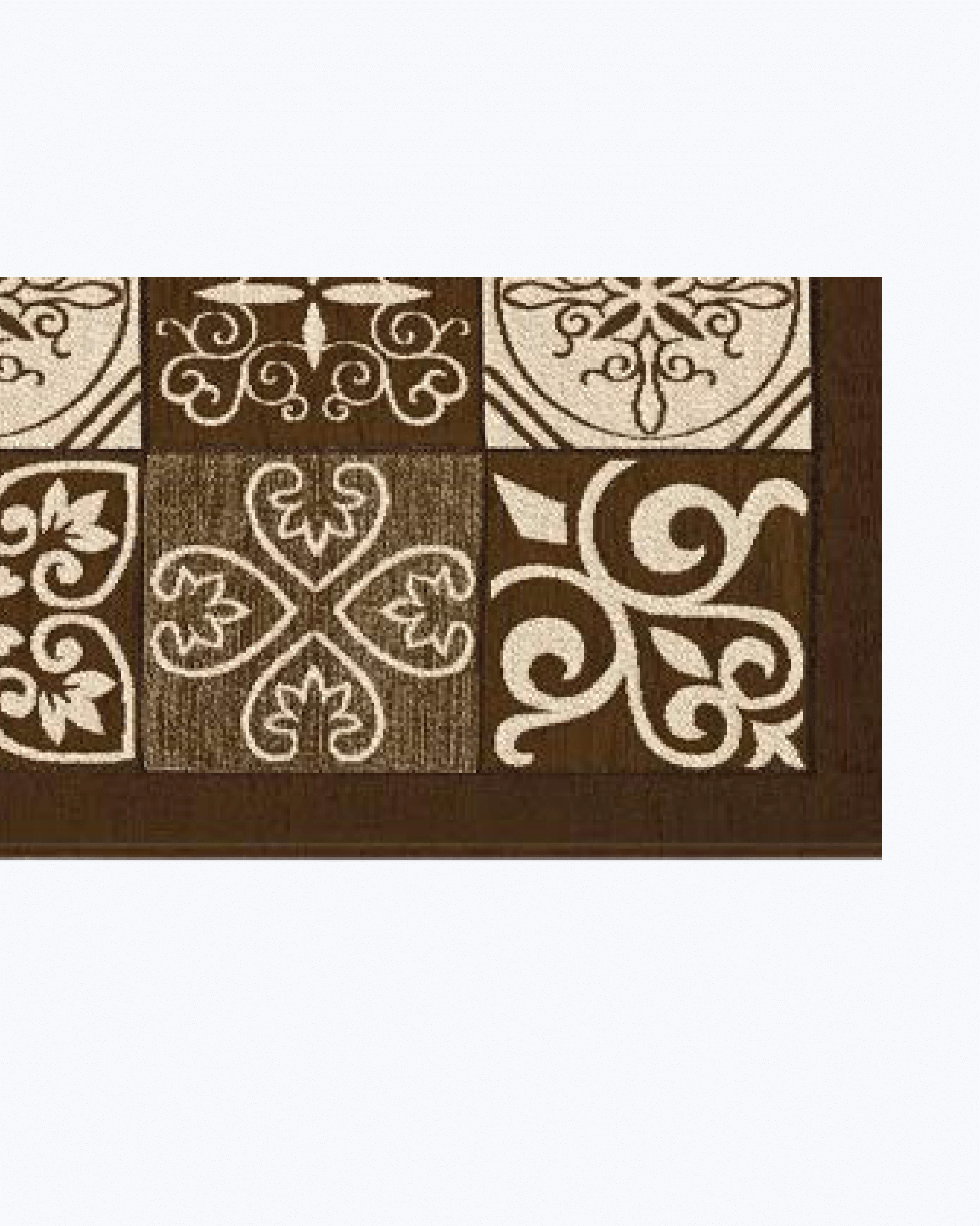 Tappeto Cucina Antiscivolo Lavabile - 55x80cm - Made In Italy - Colore Maiolica/Tortora - Foto 13