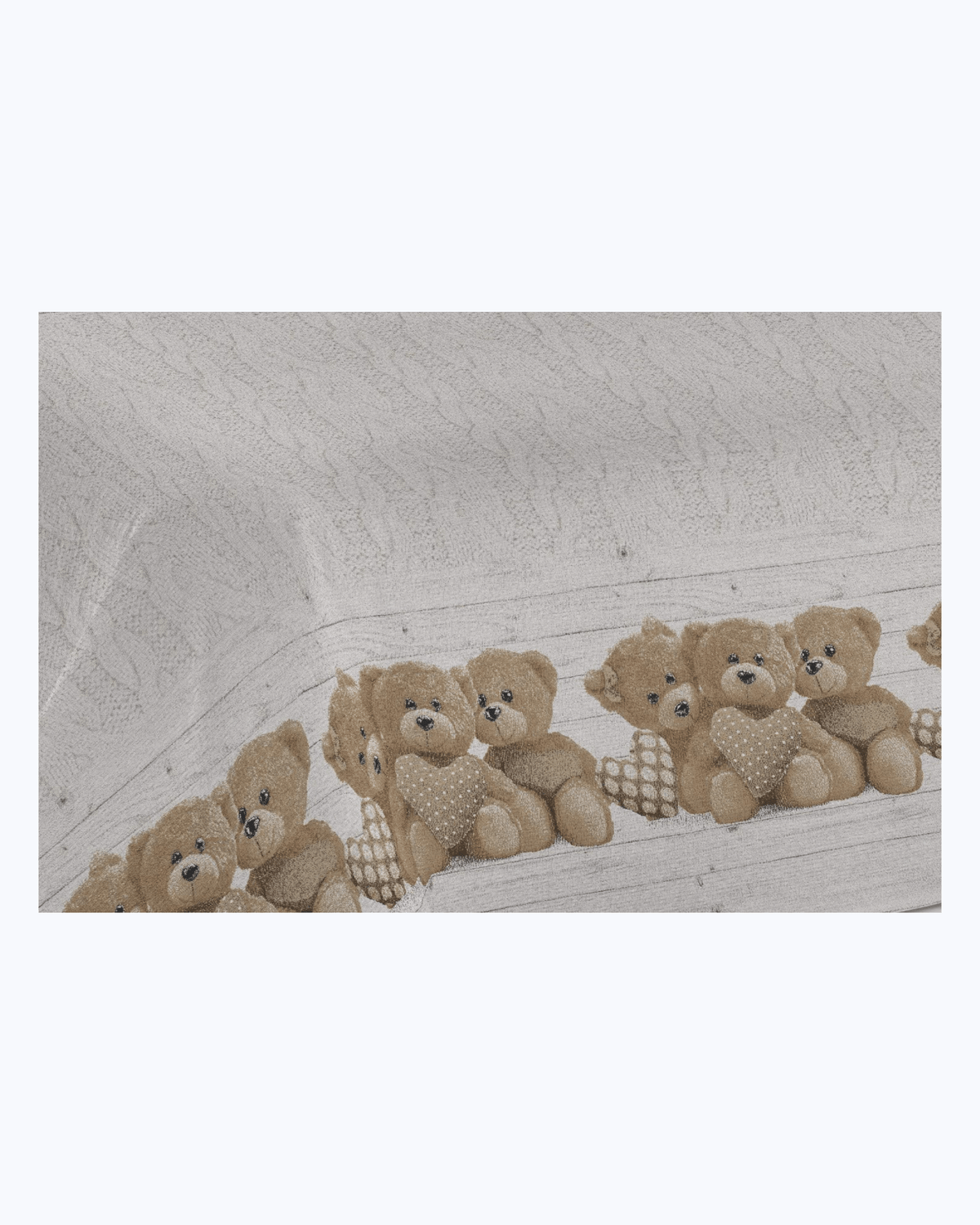 Lenzuolo Copriletto Estivo Cotone Piquet - Fantasia Orsetti