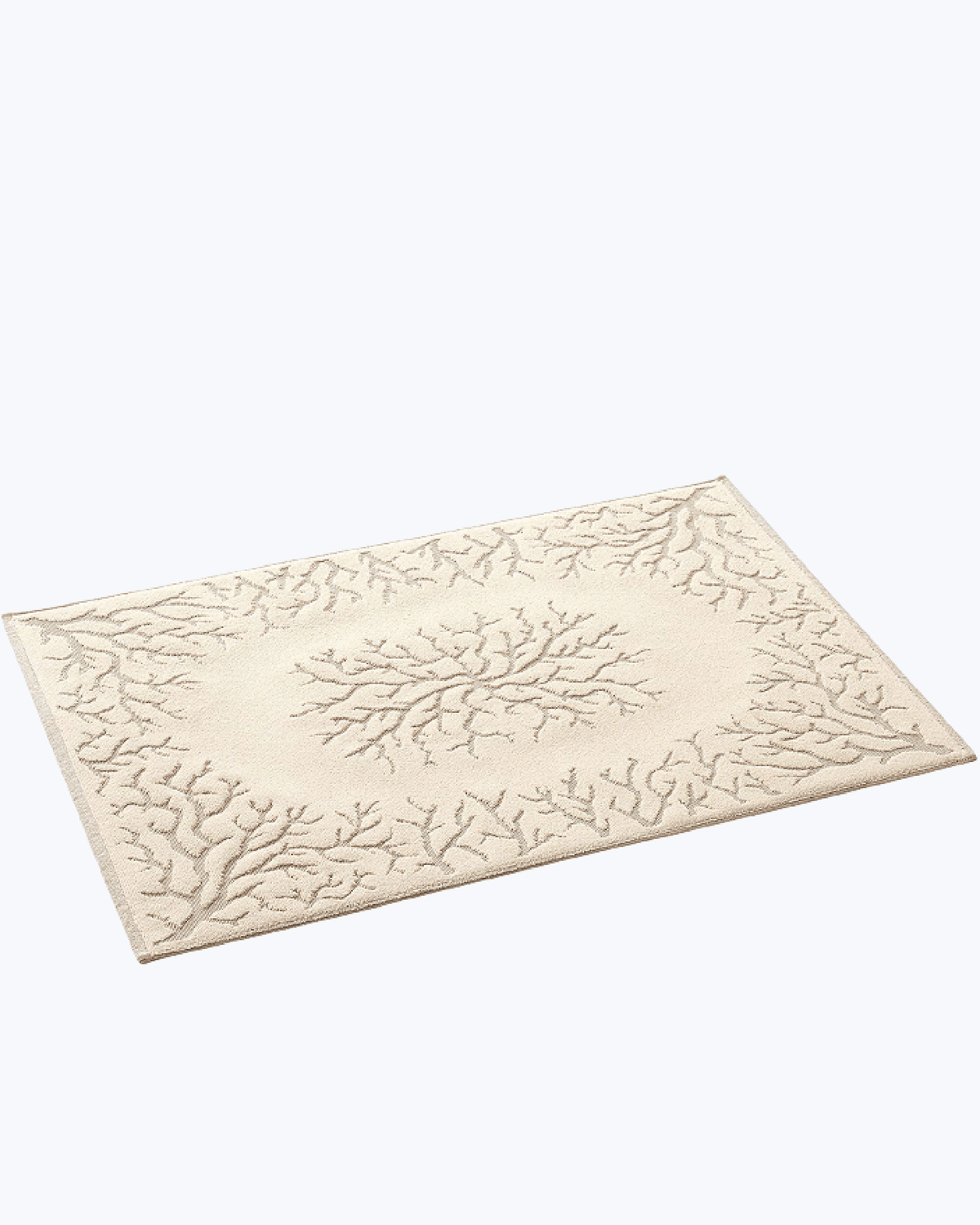 Tappeto Passatoia Antiscivolo per Cucina / Bagno | Fantasia Coralli Beige