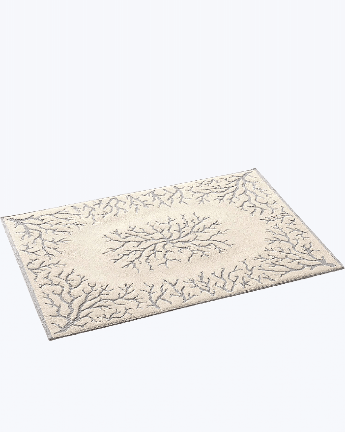 Tappeto Passatoia Antiscivolo per Cucina / Bagno | Fantasia Coralli Grigio