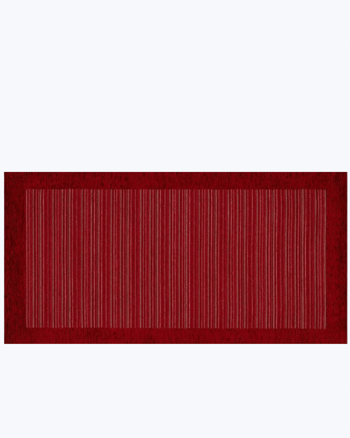 Tappeto Cucina Antimacchia e Antiscivolo | Fantasia a Tinta Unita Rosso