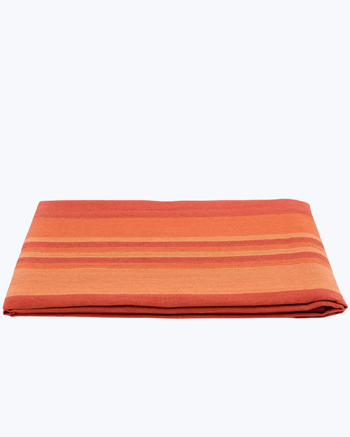 Copriletto Singolo Primaverile Estivo a Righe - Coperta Letto Singola Cotone Jacquard Rigata Arancione