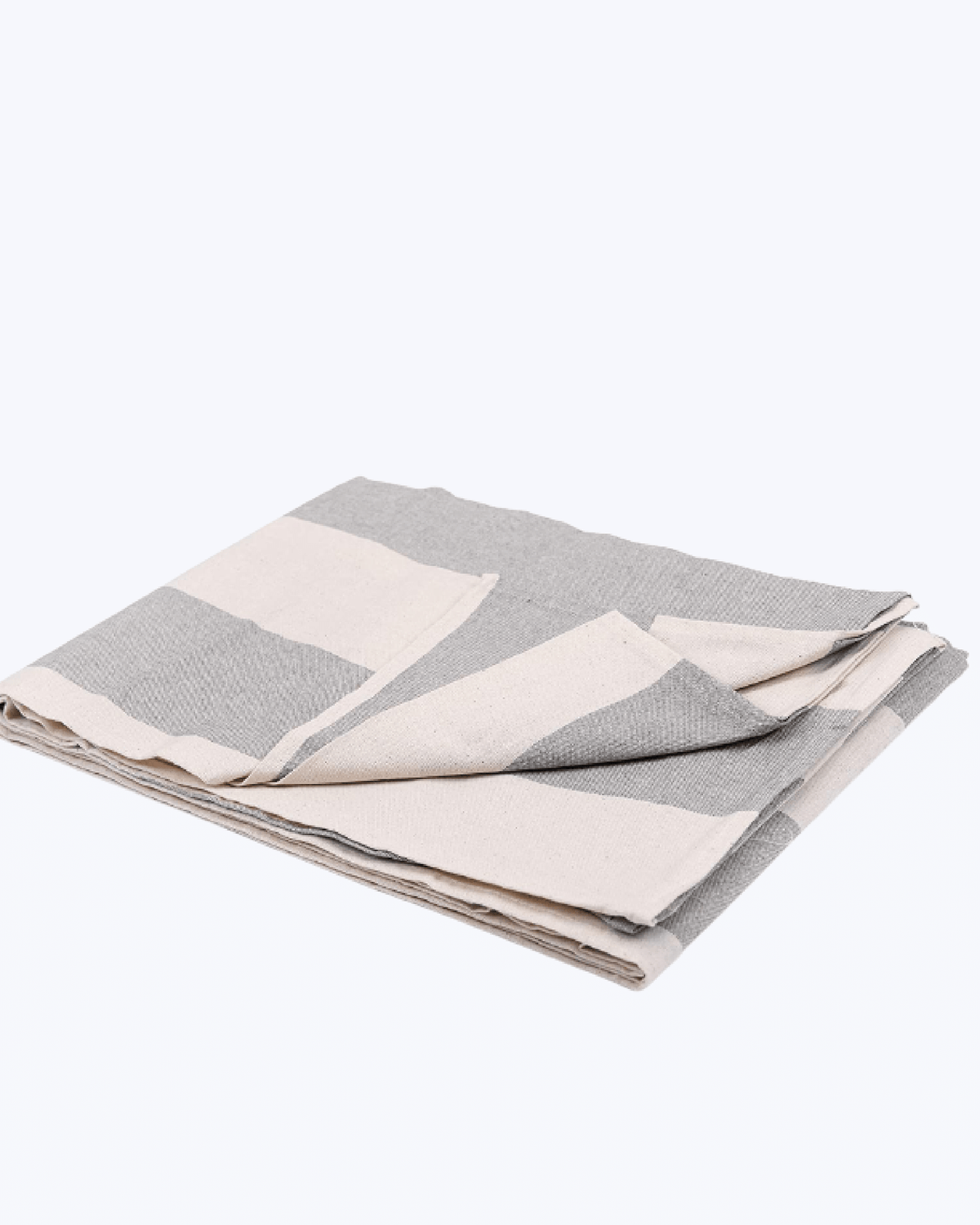 Telo Arredo Copritutto a Righe Grandi in Cotone- Perfetto come Copriletto o Copridivano