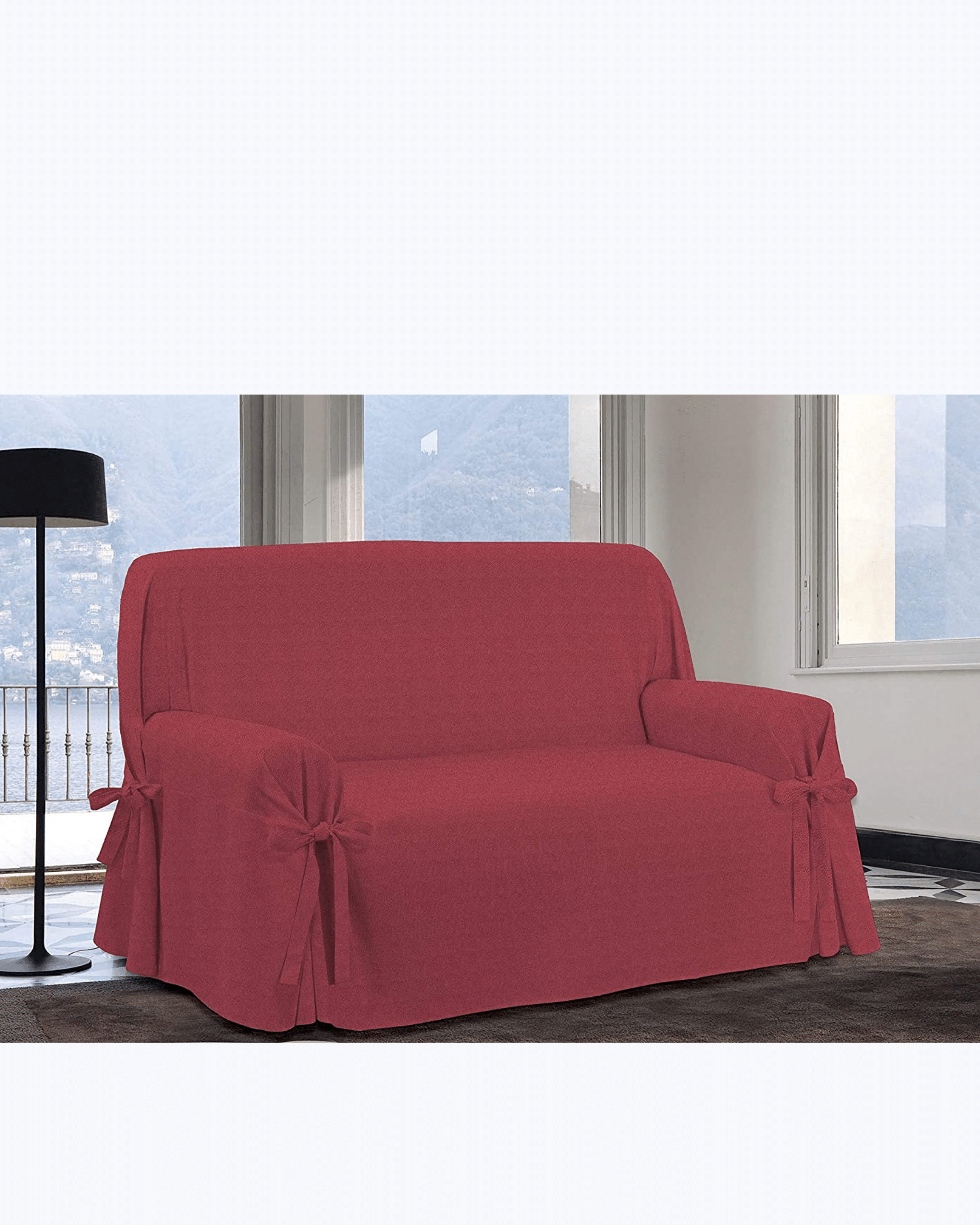 Copripoltrona Elasticizzato Con Orecchie - Per Poltrona Strandmon, Lavabile, Iris Viola - Protezione Per Divano E Animali - Foto 2