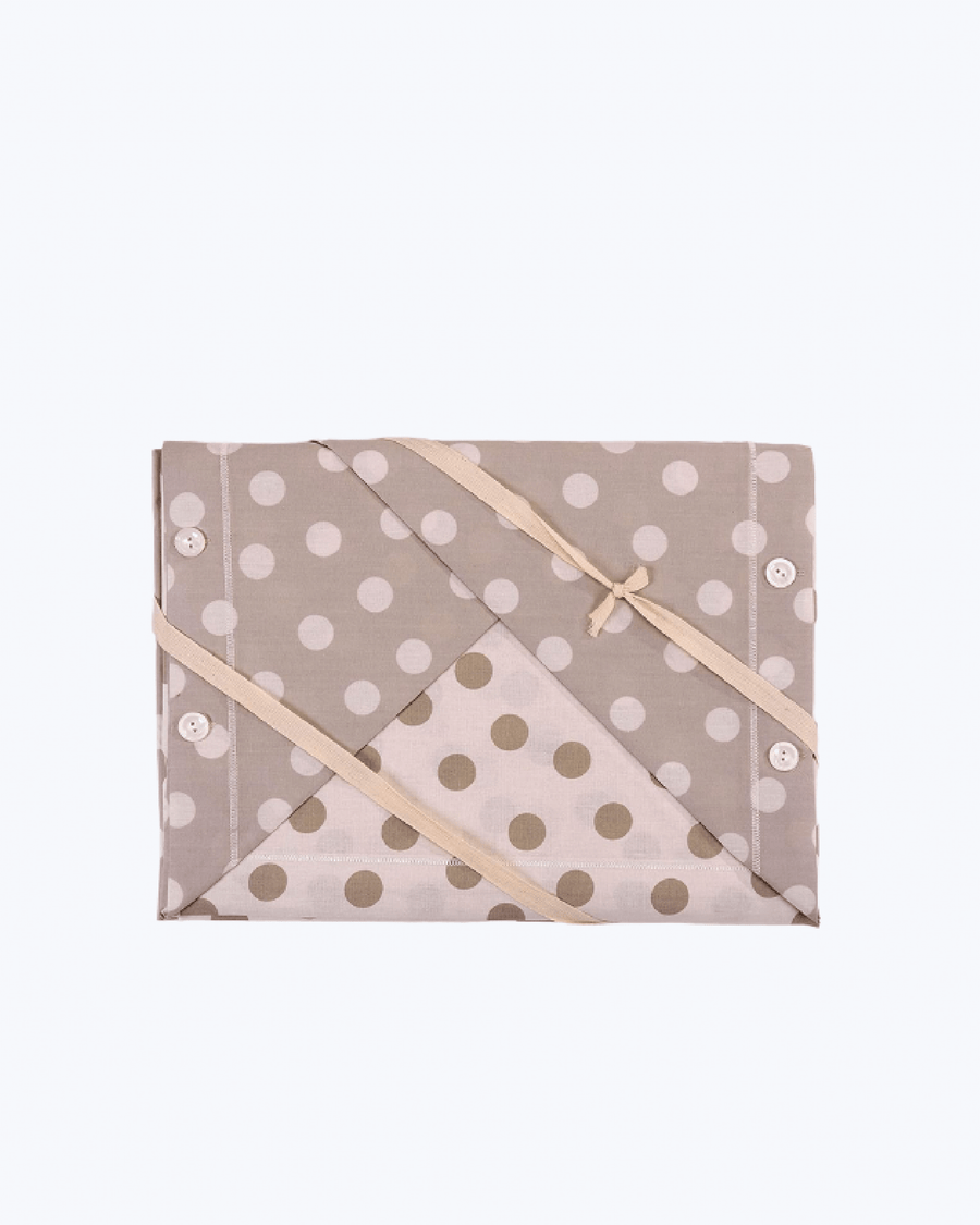 Set Lenzuola in Cotone - Completo Letto con Pois