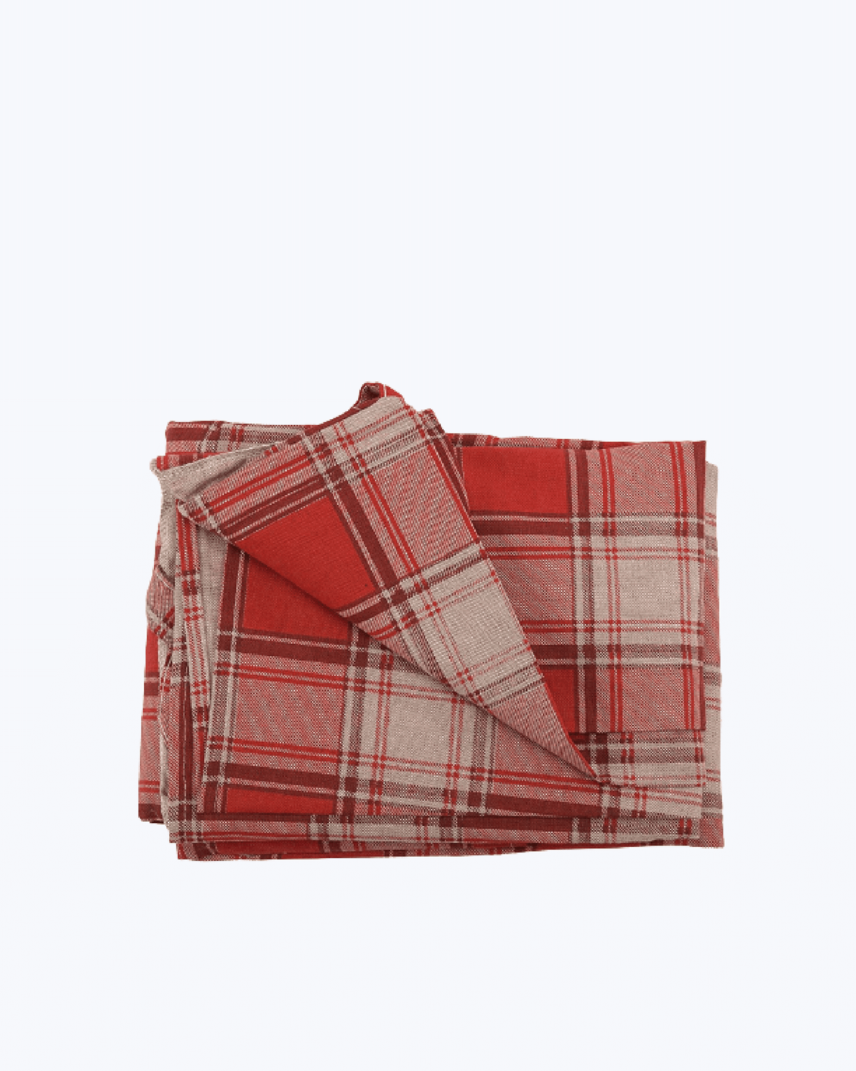 Copripoltrona / Copridivano con Lacci in Cotone | Motivo Scozzese