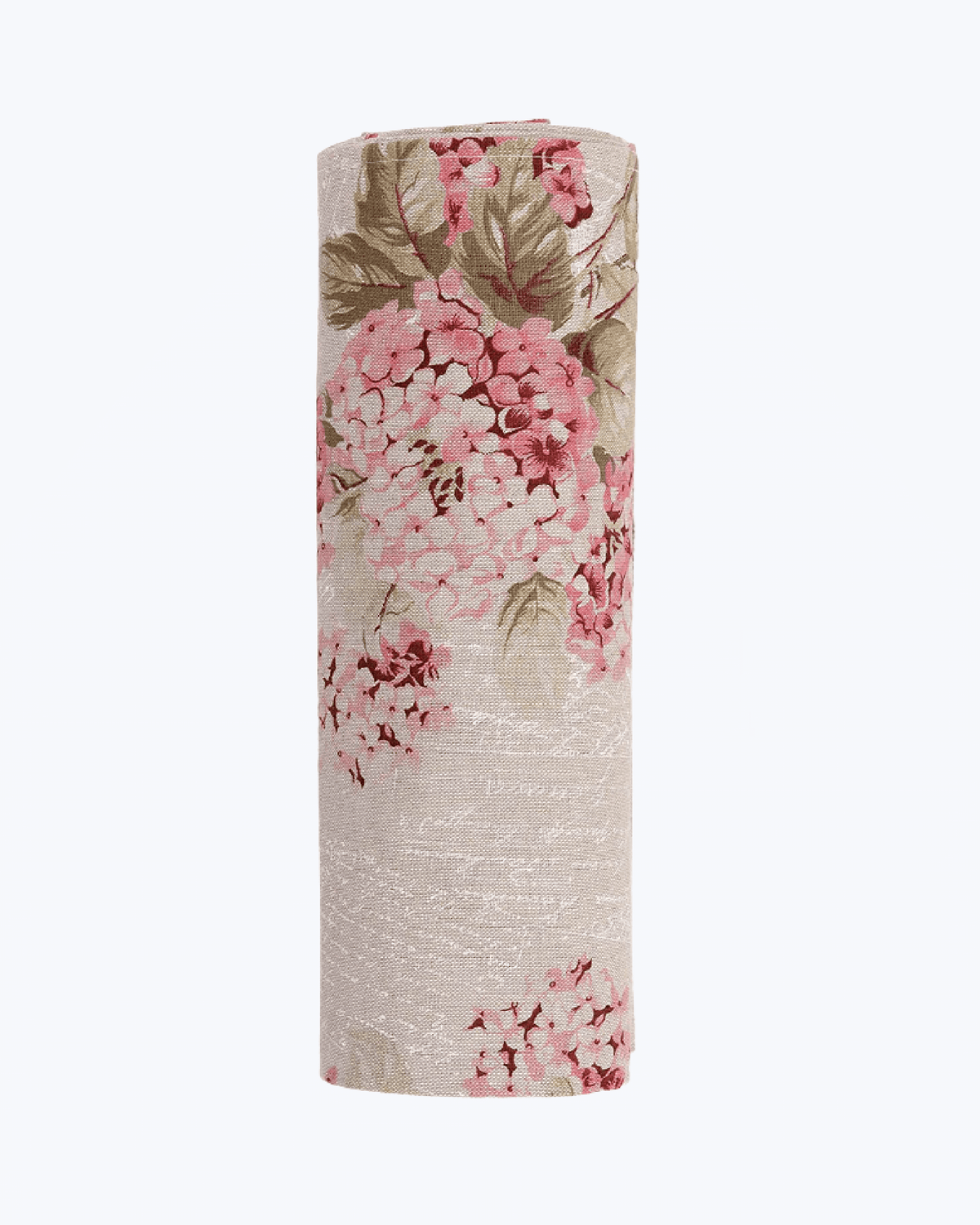Telo Arredo Copritutto in Cotone con Ortensie - il Perfetto Copriletto o Copridivano Rosa