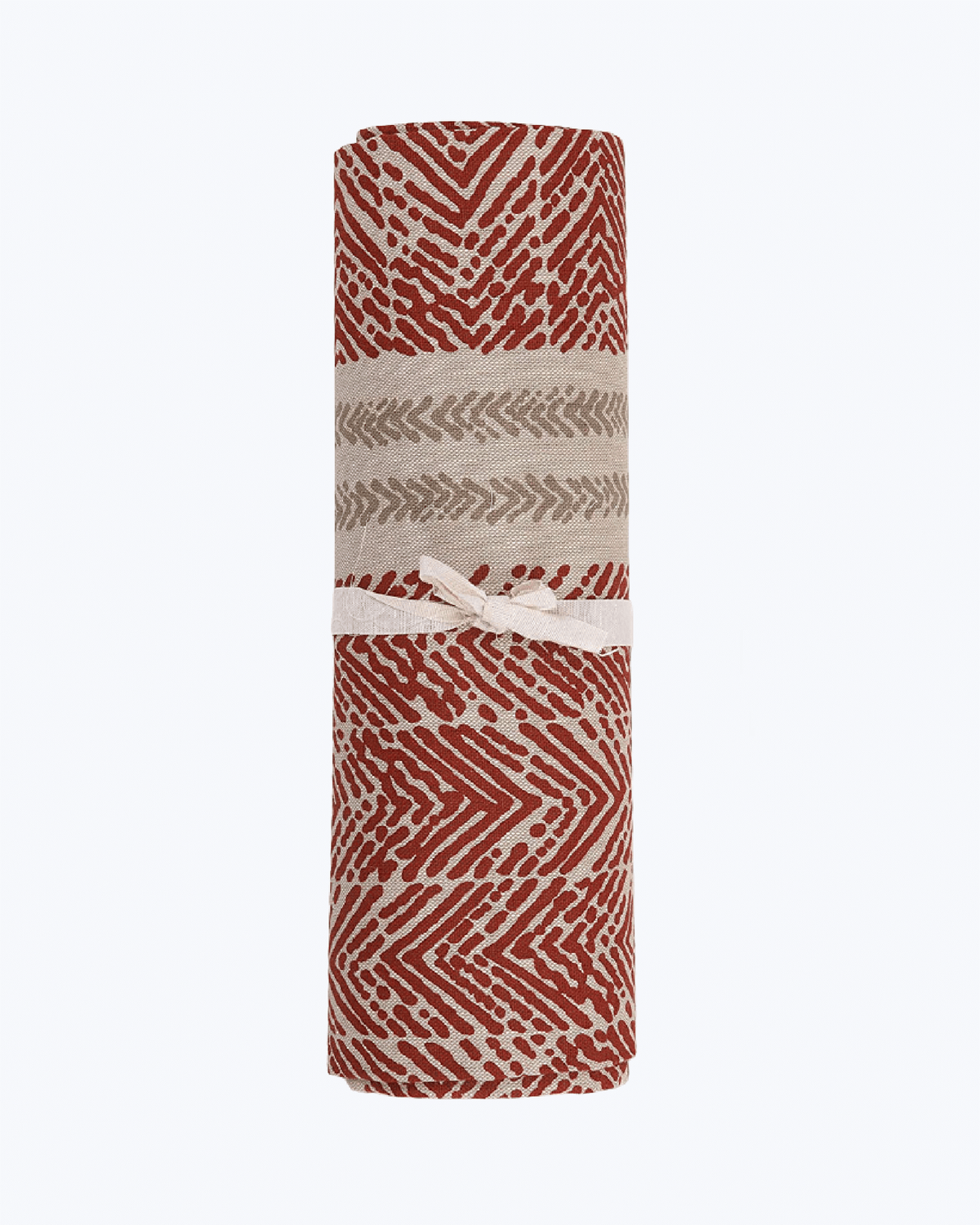 Telo Arredo Copritutto in Cotone Fantasia Tartan - Perfetto come Copriletto o Copridivano Rosso