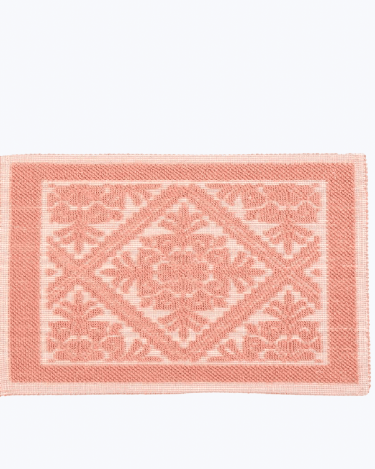 Tappeto Bagno in Cotone Assorbente Antiscivolo | Tappeto Sardo Rosa