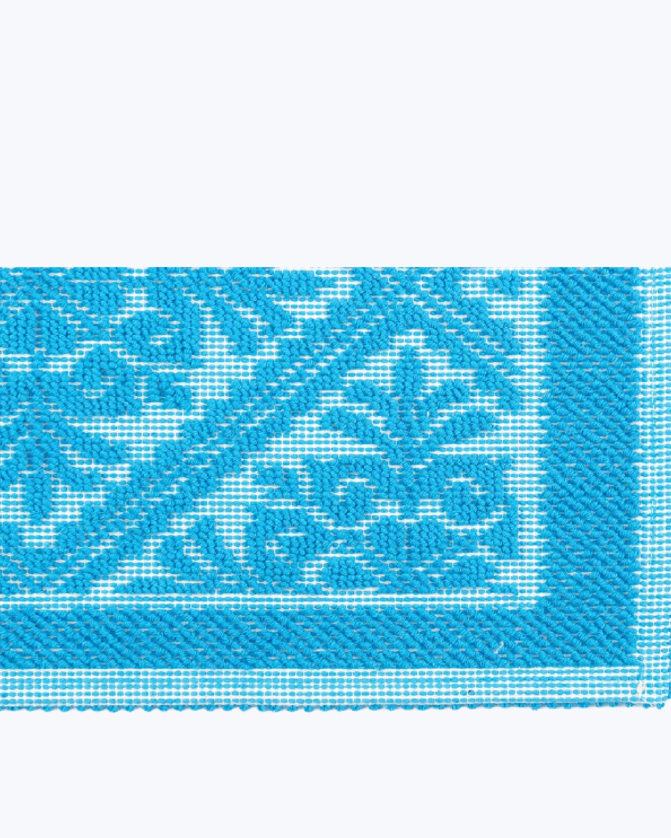 Tappeto Da Bagno Antiscivolo Disegno Line Colore Blu - Biancheriaweb