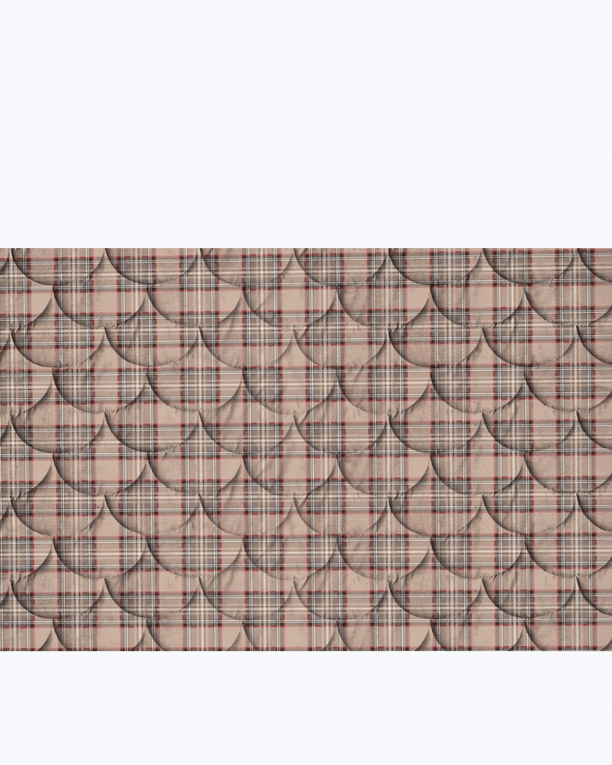 HomeLife Trapunta Singola Invernale 170X280 Made in Italy | Piumone Letto Singolo 300 gr/mq Autunno/Inverno | Piumone Imbottito Anallergico | Piumino Fantasia Tartan con Cervi | Beige, 1P