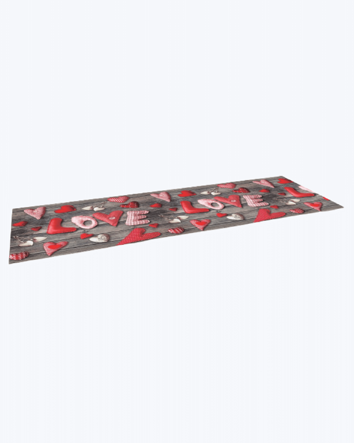 Tappeto Passatoia Antiscivolo e Antimacchia in PVC con Scritta Love