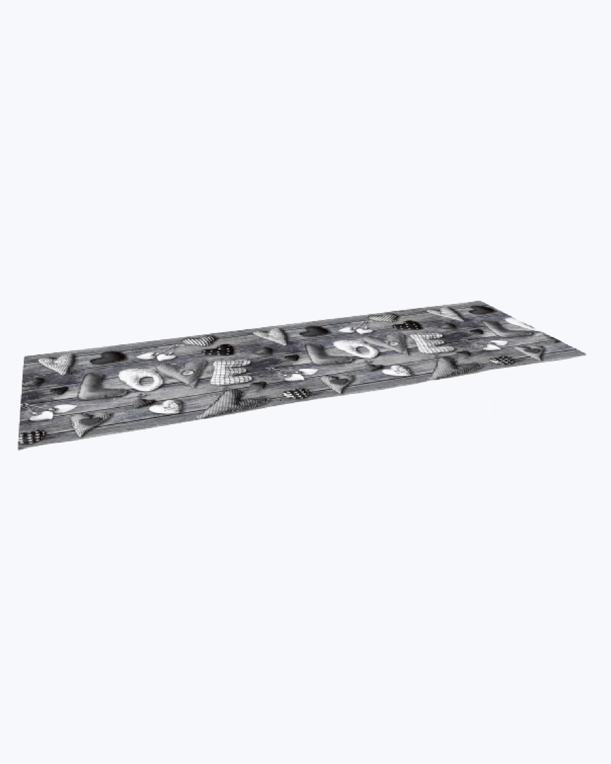 Tappeto Passatoia Antiscivolo e Antimacchia in PVC con Scritta Love