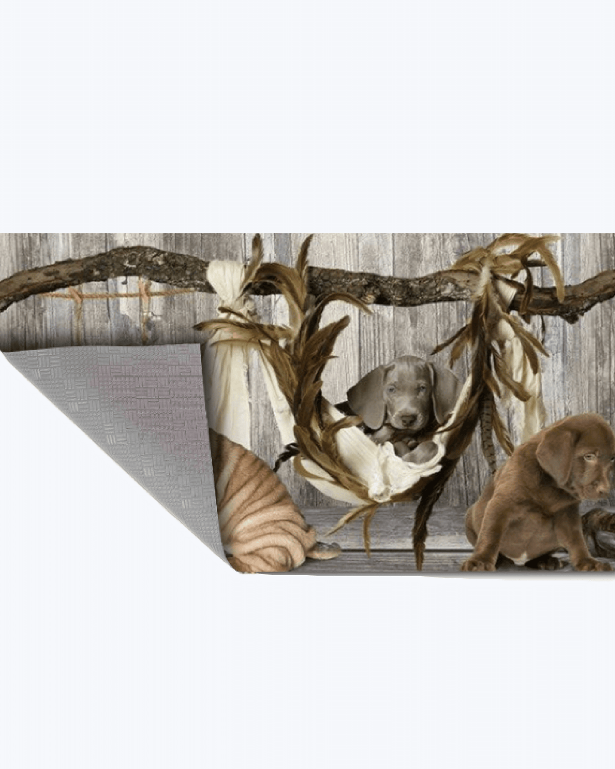 Tappeto Passatoia Antiscivolo e Antimacchia in PVC con Stampa Cagnolini