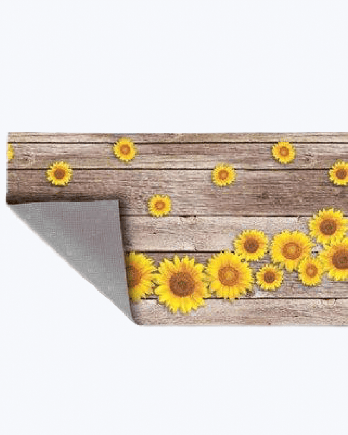 Tappeto Passatoia Antiscivolo e Antimacchia in PVC con Stampa Girasoli