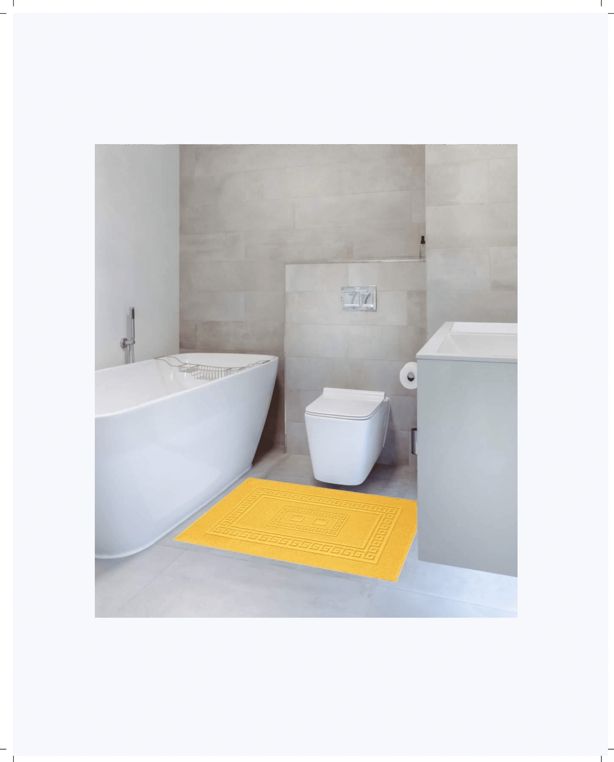 Tappeto Bagno in Cotone Classico ed Elegante