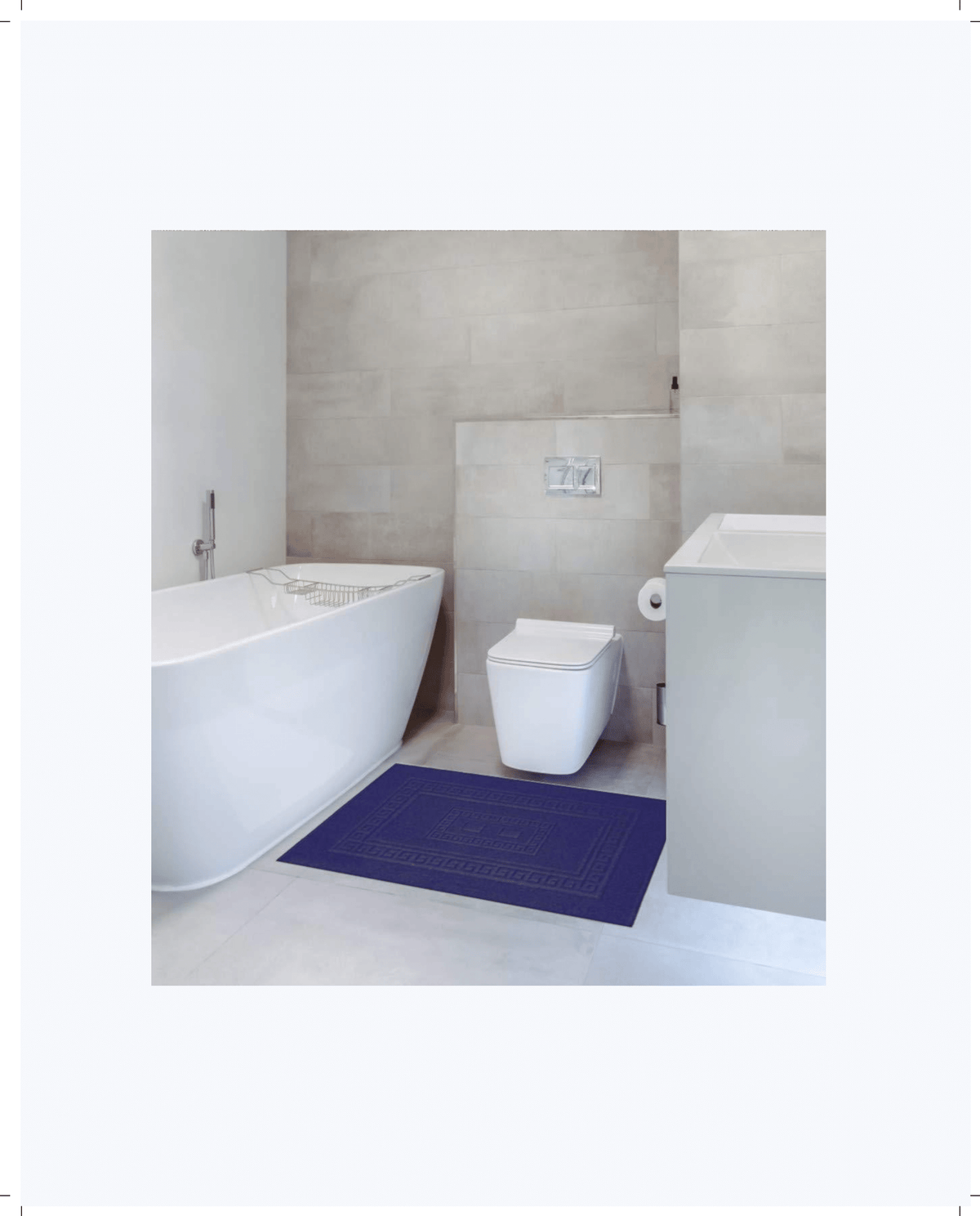 Tappeto Bagno in Cotone Classico ed Elegante
