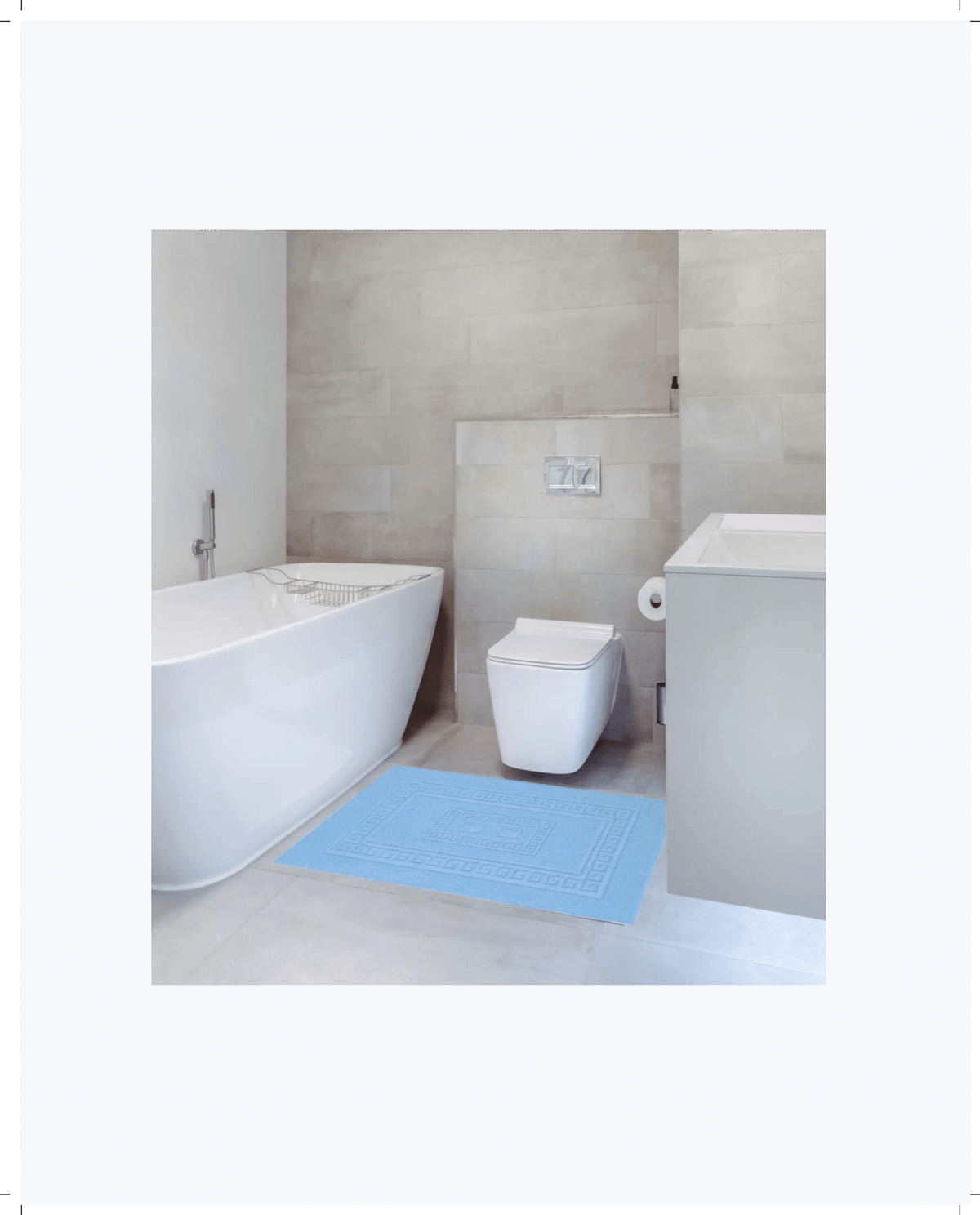 Tappeto Bagno in Cotone Classico ed Elegante
