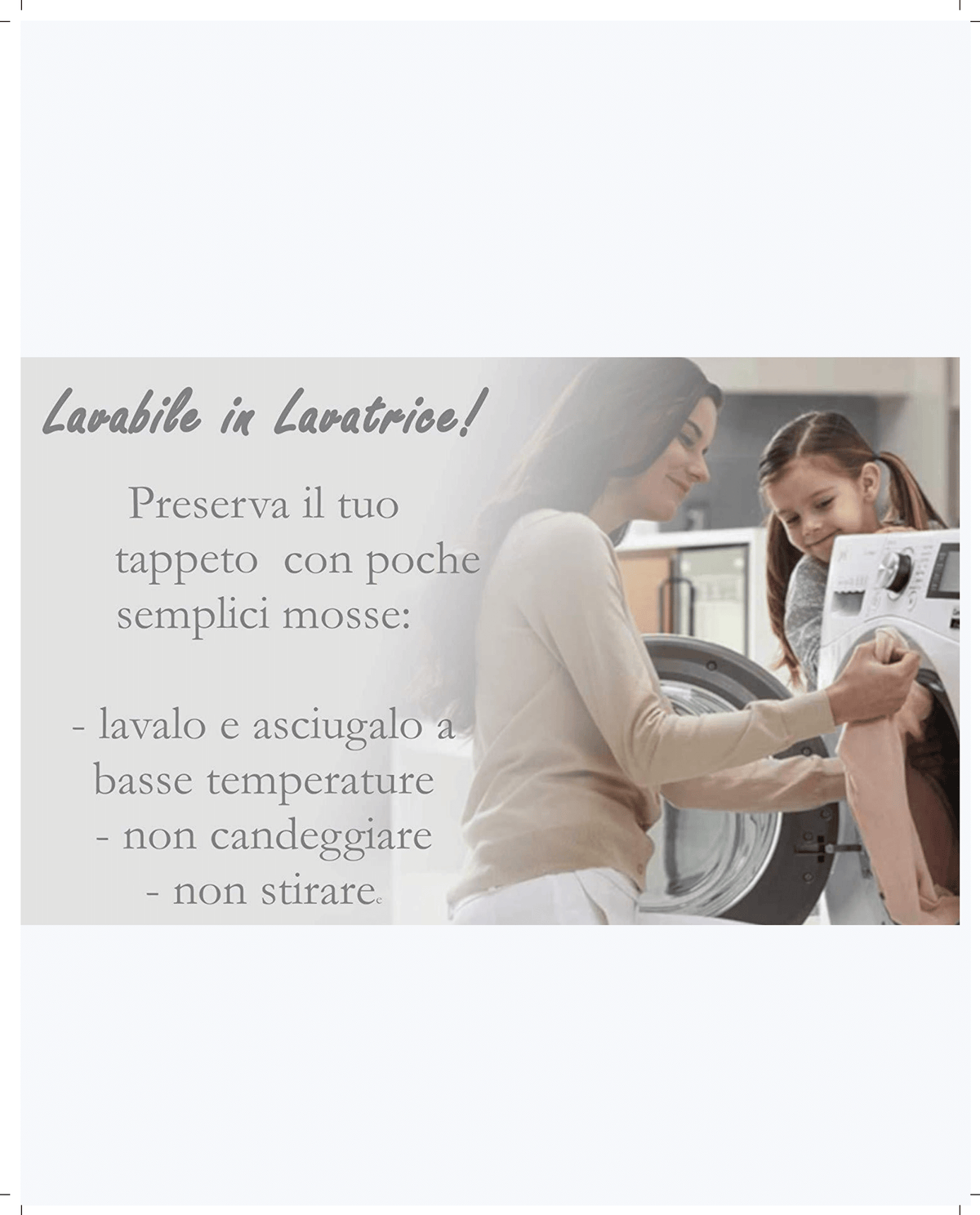 Tappeto Bagno in Cotone Classico ed Elegante