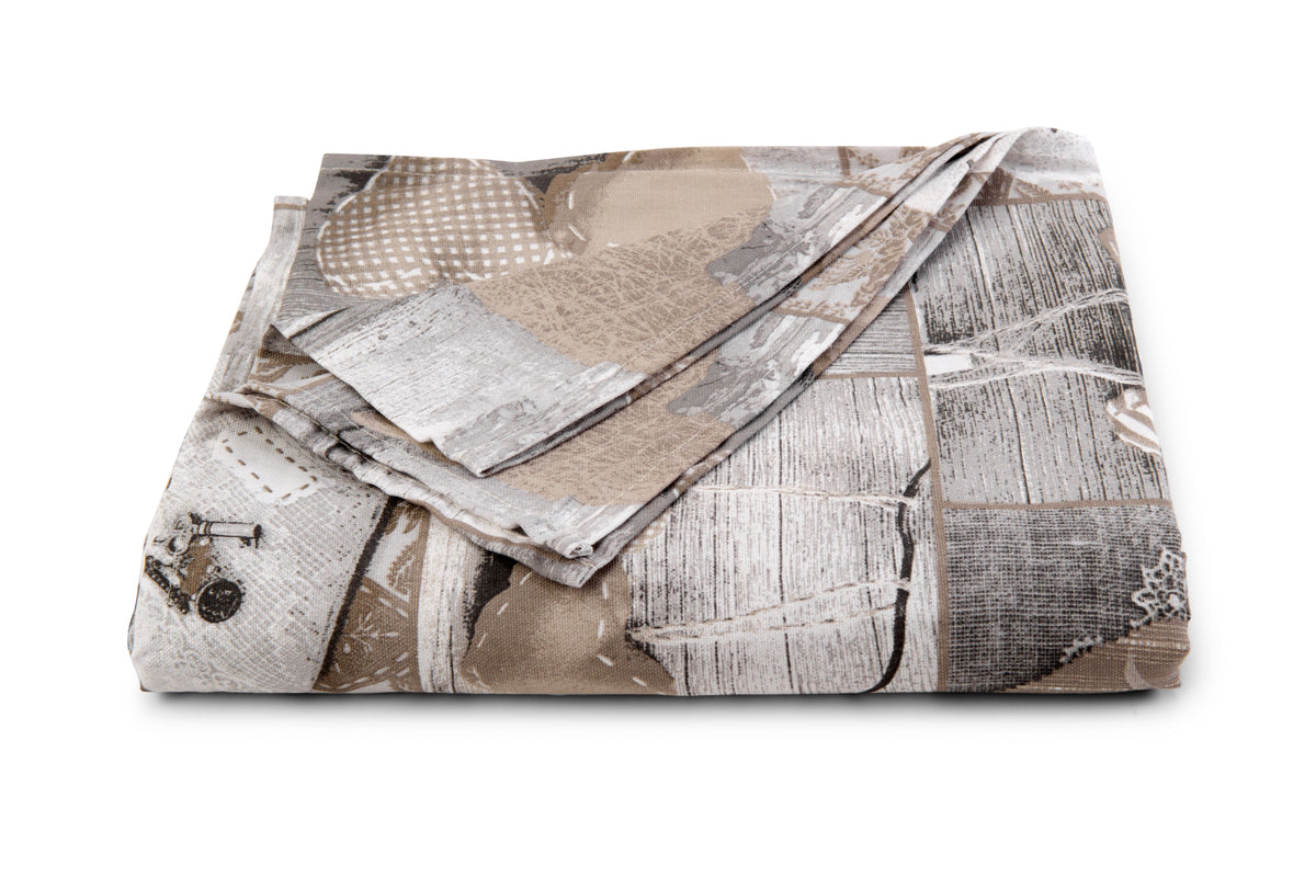 Telo Arredo Copritutto in Cotone Fantasia Shabby - Perfetto come Copriletto o Copridivano