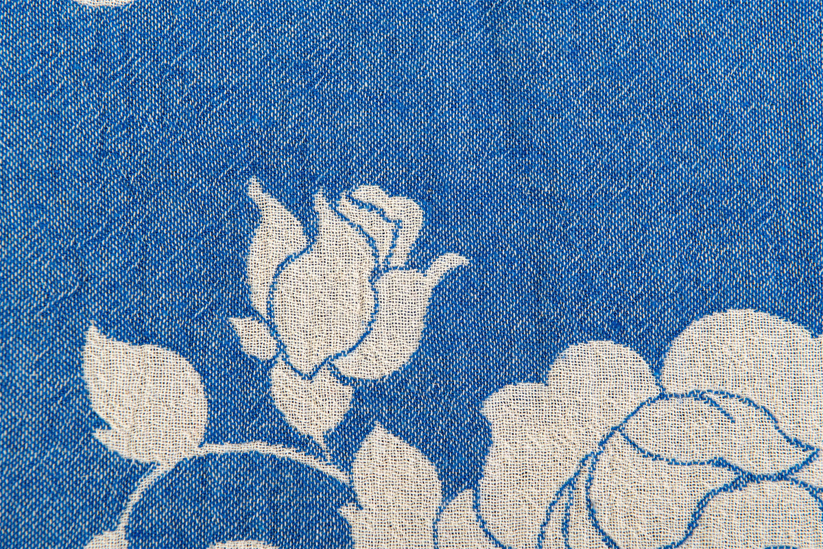 Telo Arredo Copritutto in Cotone Fantasia di Rose - Perfetto come Copriletto o Copridivano
