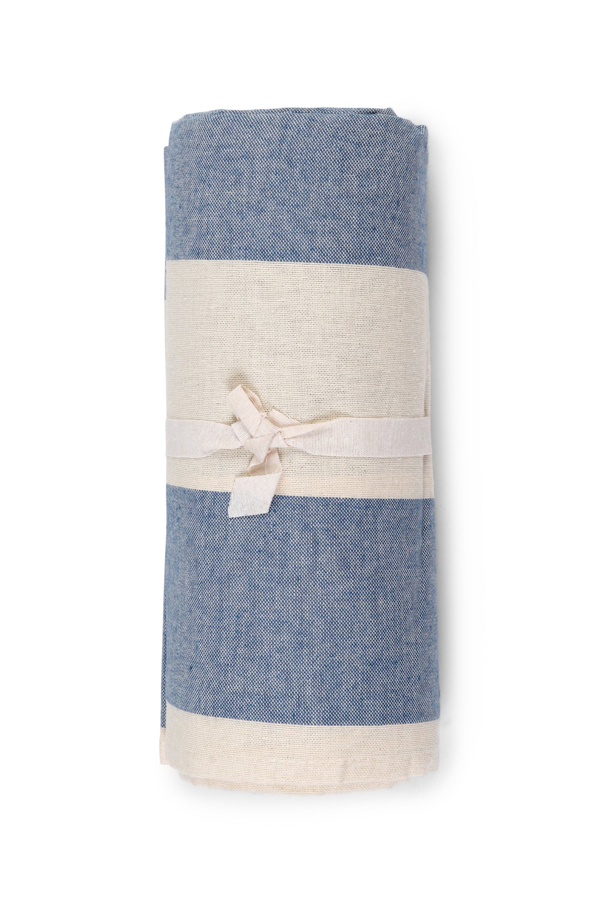 Telo Arredo Copritutto a Righe Grandi in Cotone- Perfetto come Copriletto o Copridivano Blunotte