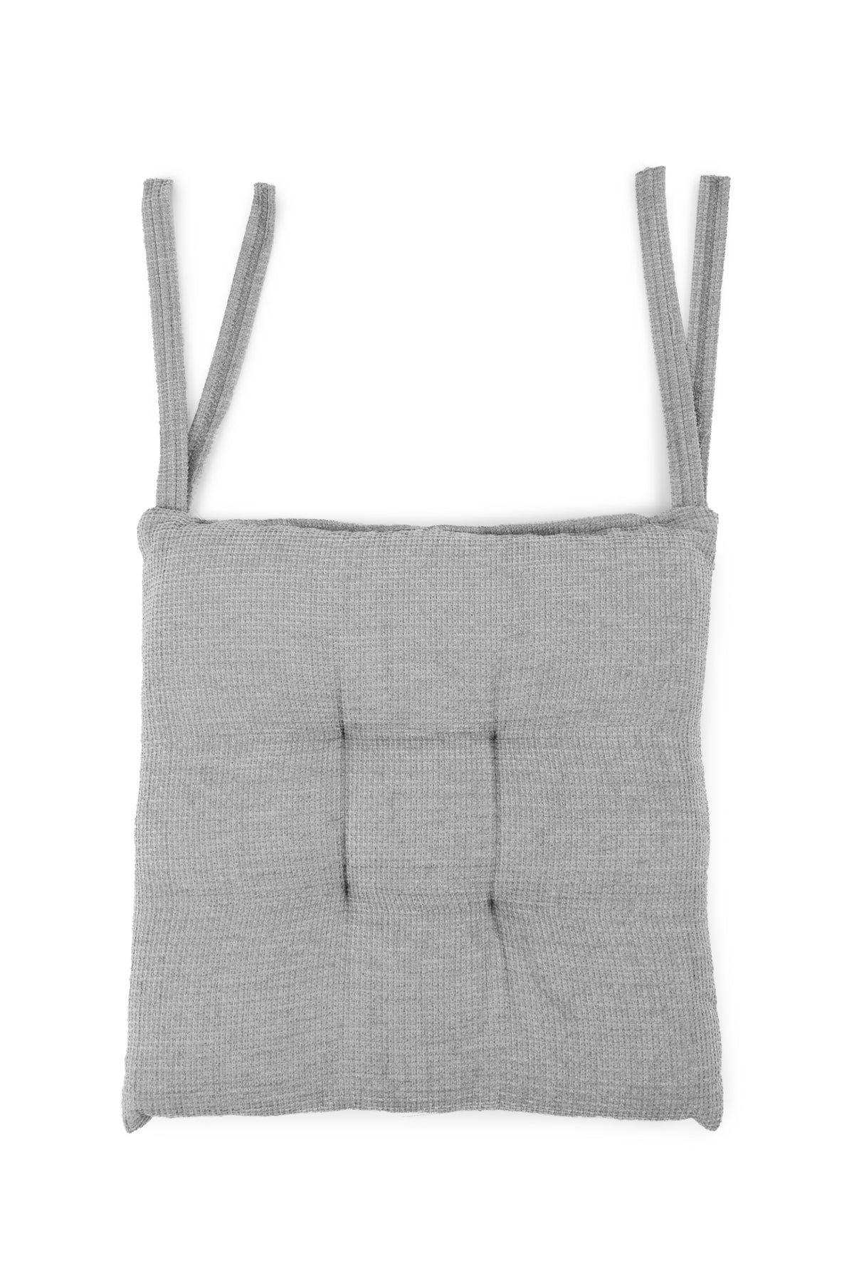 Cuscini Coprisedia Cucina con Lacci | Copri Sedie Cucina Intreccio Grigio