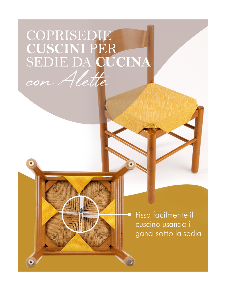 NUZAMAS Set di 4 coprisedili stampati per sedie da cucina fodere NUZAMAS Set di 4 coprisedili stampati per sedie da cucina fodere