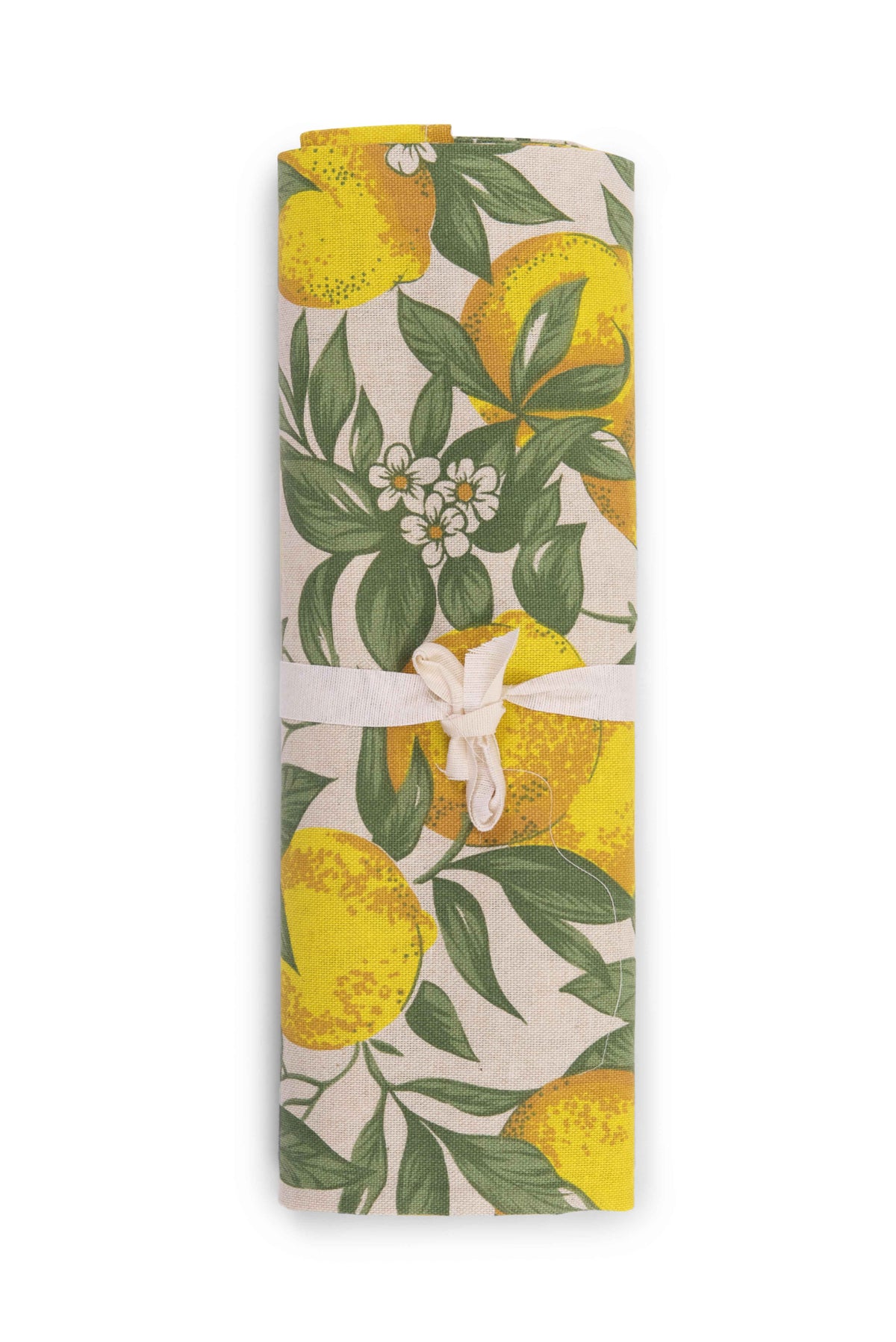 Telo Arredo Copritutto in Cotone Fantasia Limoni - Perfetto come Copriletto o Copridivano Limoni