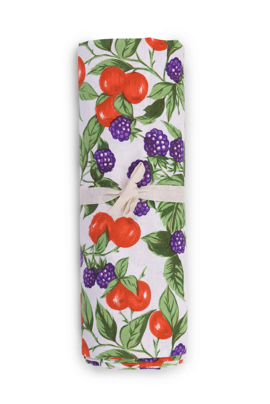 Telo Arredo Copritutto in Cotone Fantasia Frutti Estivi - il Perfetto Copriletto o Copridivano More